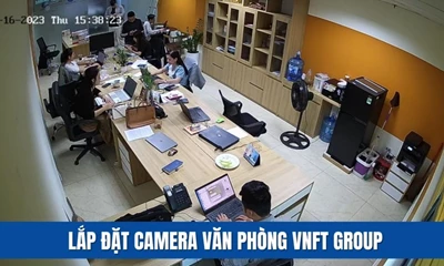Lắp Bộ Camera Nghe Tiếng Cho Công Ty VNFT Group Ở Toà Nhà Thành Đạt 